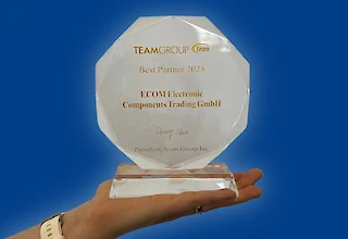 ECOM wird von Teamgroup als bester Partner 2025 ausgezeichnet